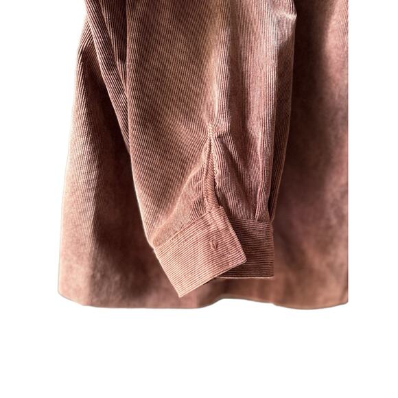BonWorth Brown Corduroy Studded Western Jacket Zip Front Size Large - Picture 9 of 11